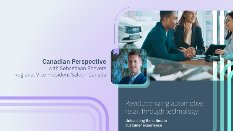 Canadian Whitepaper Bonus Chapter: Future of Canadian automotive retail, authored by Sebastiaan Roovers Canadian Whitepaper Bonus Chapter: Future of Canadian automotive retail, authored by Sebastiaan Roovers